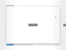 Tablet Screenshot of mycookingdiary.com